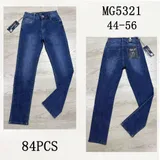 Jeans(D) Genere Jeans Larghi Donna Quattro stagioni Made in Cina Tempo libero Colore Unico Curvy(taglie forti) — foto 1