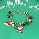 Bracciale a Catena con Charms Natalizi — foto 3