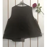 T-Shirt & Top(D) Genere Canottiera Donna Autunno/Inverno Made in Italia Tempo libero Colori Casuale Curvy(taglie forti) Fiori — foto 3