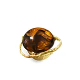 Grande Anello Elastico Irregolare con Pietra in Resina — foto 3