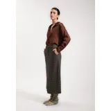 Gonna lunga Donna Autunno/Inverno Made in Italia Quotidiano Vari Colori Standard Quadri Polliammide — foto 4