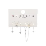 Set di 6pz Orecchini Diversi con Zirconi — foto 1