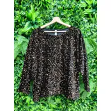 T-Shirt & Top(D) Genere T-Shirt Donna Quattro stagioni Made in Italia Da festa Vari Colori Standard Mimetico Natale — foto 3