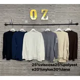 Maglierie&Felpe(D) Genere Pullover Donna Inverno Made in Italia Quotidiano Vari Colori Standard Monocromo — foto 1