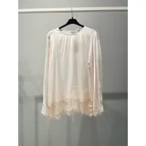 Camicia Camicia Donna Quattro stagioni Made in Italia Quotidiano Vari Colori Standard Pizzo Viscosa — foto 9