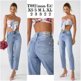 Jeans(D) Genere Jeans Larghi Donna Quattro stagioni Made in Cina Tempo libero Colore Unico Standard — foto 1