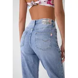 Jeans(D) Genere Jeans Larghi Donna Quattro stagioni Made in Cina Tempo libero Colore Unico Standard — foto 5