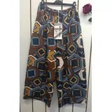 Pantaloni(D) Genere Pantaloni Donna Autunno/Inverno Made in Italia Tempo libero Colori Casuale Curvy(taglie forti) Fiori Poliestere — foto 11