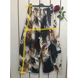 Pantaloni(D) Genere Pantaloni Donna Autunno/Inverno Made in Italia Tempo libero Colori Casuale Curvy(taglie forti) Fiori Poliestere — foto 5