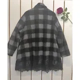 Giacche(D) Genere Giacca di Pile Cappotti Donna Autunno/Inverno Made in Italia Tempo libero Colori Casuale Curvy(taglie forti) Monocromo — foto 3