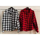 Camicetta Camicia Donna Quattro stagioni Made in Italia Quotidiano Vari Colori Standard Quadri — foto 4