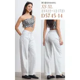 Jeans(D) Genere Jeans Larghi Donna Quattro stagioni Made in Cina Tempo libero Colore Unico Standard — foto 1