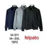 Felpa Unisex Autunno/Inverno Made in Cina Tempo libero Vari Colori Standard — foto 1