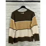 Maglierie&Felpe(D) Genere Pullover Pullover Donna Inverno Made in Italia Quotidiano Vari Colori Standard Righe — foto 5