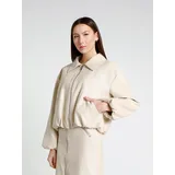 Giacca di Pelle Giacca Donna Quattro stagioni Made in Italia Quotidiano Colore Unico Standard — foto 4