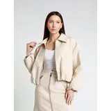 Giacca di Pelle Giacca Donna Quattro stagioni Made in Italia Quotidiano Colore Unico Standard — foto 5