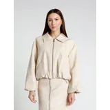 Giacca di Pelle Giacca Donna Quattro stagioni Made in Italia Quotidiano Colore Unico Standard — foto 3