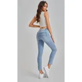 Jeans(D) Genere Jeans Skinny Donna Primavera/Estate Made in Cina Tempo libero Colore Unico Petite Monocromo — foto 4