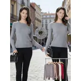 Maglierie&Felpe(D) Genere Pullover Cardigan Donna Autunno/Inverno Made in Cina Tempo libero Vari Colori Standard Monocromo — foto 1