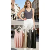 T-Shirt & Top(D) Genere Canottiera Donna Primavera/Estate Made in Cina Quotidiano Vari Colori Standard — foto 4