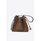 Borse in Pelle Genere Borsa Spalla Donna Quattro stagioni Made in Italia Quotidiano Colore Unico — foto 3