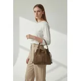 Borse in Pelle Genere Borsa Spalla Donna Quattro stagioni Made in Italia Quotidiano Colore Unico — foto 1