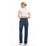 Jeans(D) Genere Jeans Skinny Donna Quattro stagioni Made in Cina Quotidiano Colore Unico Standard Monocromo — foto 3