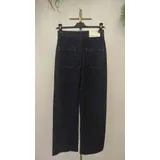 Jeans(D) Genere Jeans Larghi Donna Quattro stagioni Made in Cina Quotidiano Colore Unico Standard Monocromo — foto 5