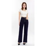 Jeans(D) Genere Jeans Larghi Donna Quattro stagioni Made in Cina Quotidiano Colore Unico Standard Monocromo — foto 1