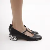 Scarpe con Tacchi(D) Genere Decolleté Donna Quattro stagioni Made in Cina Quotidiano Tacco Largo Tonda
SAMPIETRINI — foto 4