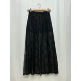 Gonne Genere Gonna  Donna Primavera/Estate Made in Italia Quotidiano Vari Colori Standard Pizzo — foto 5