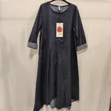 Vestiti Genere Donna Primavera/Estate Made in Italia Quotidiano Colore Unico Curvy(taglie forti) Monocromo — foto 3