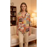 Camicie(D) Genere Camicia Camicia Casual Donna Primavera/Estate Made in Cina Quotidiano Vari Colori Standard Stampata Viscosa — foto 3