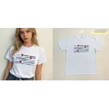 T-Shirt Donna Primavera/Estate Made in Cina Quotidiano Vari Colori Curvy(taglie forti) — foto 1