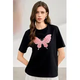 T-Shirt & Top(D) Genere T-Shirt Donna Primavera/Estate Made in Cina Quotidiano Vari Colori Standard Monocromo — foto 1