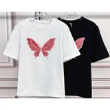 T-Shirt & Top(D) Genere T-Shirt Donna Primavera/Estate Made in Cina Quotidiano Vari Colori Standard Monocromo — foto 4