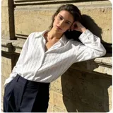 Camicie(D) Genere Camicia Camicia Casual Donna Primavera/Estate Made in Cina Quotidiano Vari Colori Standard Stampata Tencel — foto 9