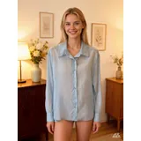 Camicie(D) Genere Camicia Camicia Casual Donna Primavera/Estate Made in Cina Quotidiano Vari Colori Standard Stampata Tencel — foto 3