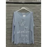 Maglierie&Felpe(D) Genere Pullover Pullover Donna Primavera Made in Italia Quotidiano Vari Colori Standard Stampata — foto 4