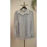 Camicie(D) Genere Camicia Camicia Casual Donna Primavera/Estate Made in Italia Quotidiano Vari Colori Standard Righe Cotone — foto 4
