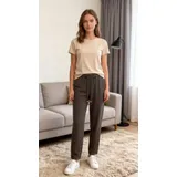 Pantaloni(D) Genere Pantaloni Sportivi Donna Primavera/Estate Made in Italia Quotidiano Vari Colori Standard Monocromo — foto 5