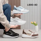 Sneakers basse Donna Primavera Made in Cina Tempo libero Vari Colori Plateau Anteriore Tonda — foto 5