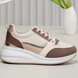 Sneakers basse Donna Primavera Made in Cina Tempo libero Vari Colori Plateau Anteriore Tonda — foto 2