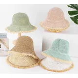 Cappello di Paglia Primavera/Estate Made in Cina Quotidiano Vari Colori — foto 1