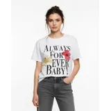 T-Shirt & Top(D) Genere T-Shirt Donna Estate Made in Italia Quotidiano Colore Unico Standard — foto 1