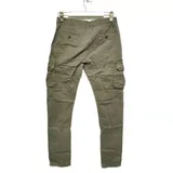 Pantaloni Uomo Primavera/Estate Made in Cina Tempo libero Colore Unico Standard elastico — foto 3