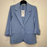 Giacche(D) Genere Giacca Blazer Giacca Donna Quattro stagioni Made in Italia Quotidiano Colore Unico Standard Monocromo — foto 5