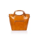 Borse in Pelle Genere Borsa a Mano Donna Quattro stagioni Made in Italia Quotidiano Colore Unico 1 colore Cerniera lampo — foto 4