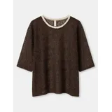 Maglierie&Felpe(D) Genere Felpa Pullover Donna Primavera/Estate Made in Italia Quotidiano Vari Colori Standard Pizzo — foto 3