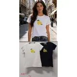 T-Shirt & Top(D) Genere T-Shirt Donna Quattro stagioni Made in Cina Quotidiano Colore Unico Standard Monocromo — foto 1